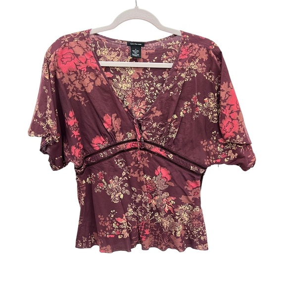 Calvin Klein Jeans Blouse Top - Picture 1 of 7